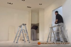 как собрать шкаф купе