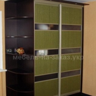 шкаф купе с ротангом на заказ
