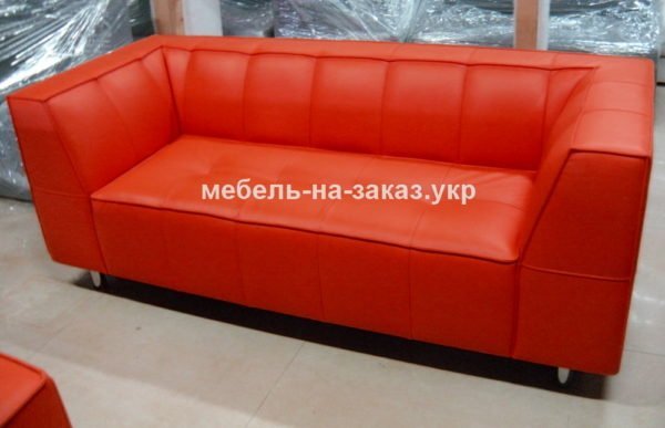 красный диван для кафе на заказ