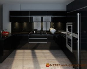 выбрать черную кухню