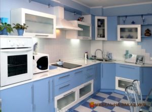 голубая кухня на заказ