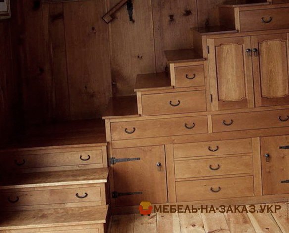 ступеньки выдвижные ящики