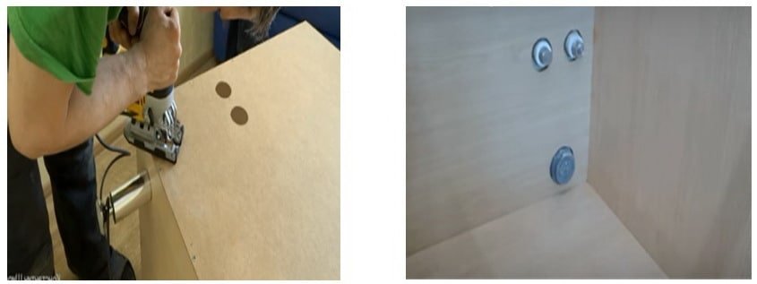 отверстия под трубы в Кухня от А до Я