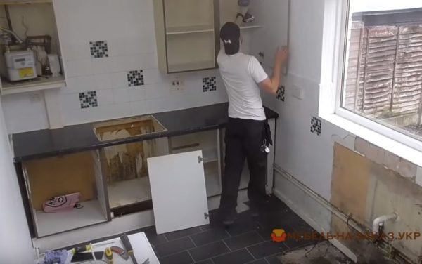 Демонтаж старой кухни