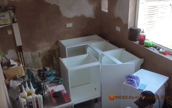 разборка и сборка старой кухни