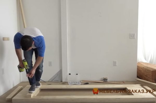 процесс изготовления дивана LOFT