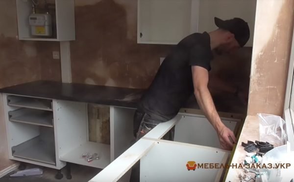 разборка и сборка кухонной мебели в БУче