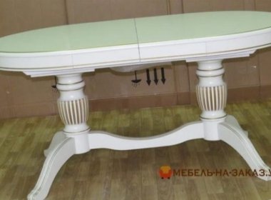 деревянный раздвижной стол для кухни