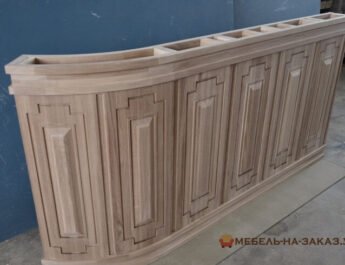 закруглена барна стійка 