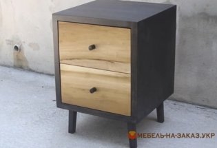 тумба в стиле кантри из дерева