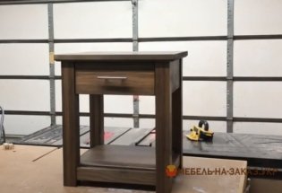 Тумба из массива ясеня под заказ