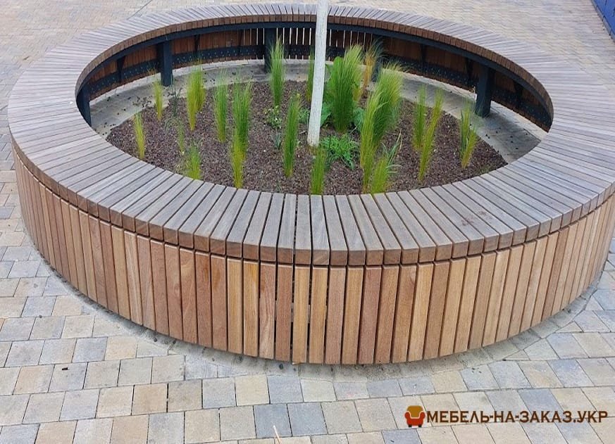 дерев'яні лавки на замовлення