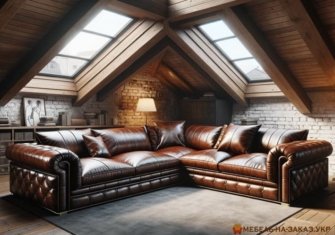 варианты мягкой мебели для мансарды