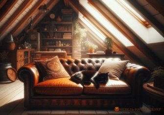 изготовление мягкой мебели для мансарды