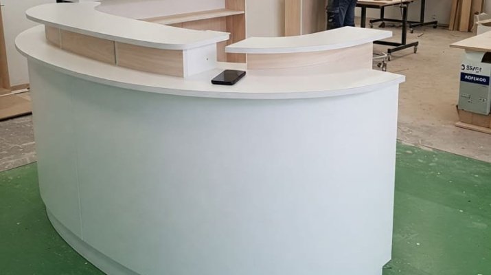 укуглая рецепция под заказ