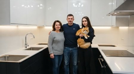 кухни на заказ с МДФ фасадами крашеными