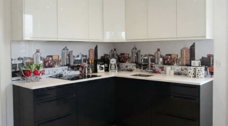 фотодрук на склі для кухні