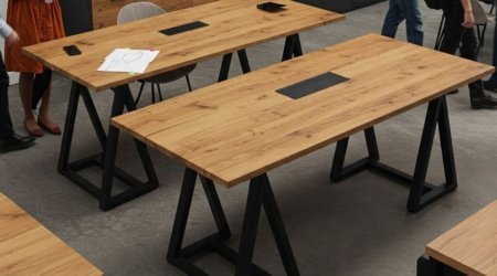 деревянная офисная мебель лофт купить