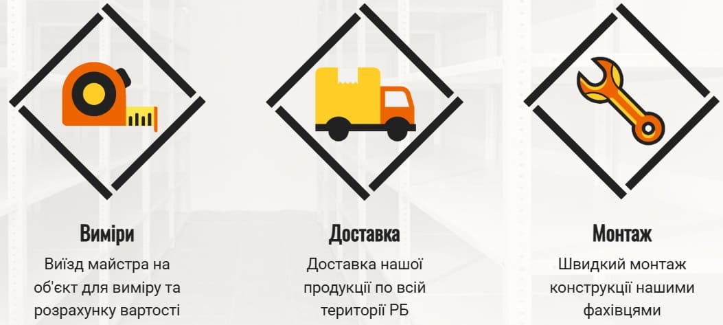 нестандартные металлические стеллажи в КИеве